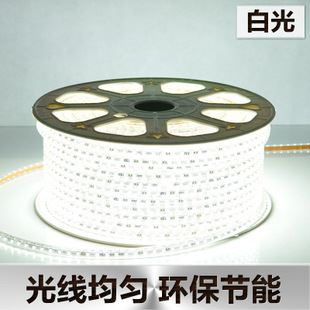 燈帶 LED燈帶 5050高壓貼片60珠LED燈帶高亮防水LED軟硬燈帶 燈條批發(fā)原始圖片2