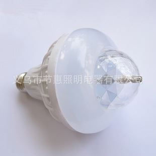 舞臺燈 舞臺燈 8W天花燈七彩旋轉球泡燈KTV酒吧水晶燈原始圖片3