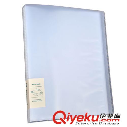 快撈夾/文件夾 廣博 透明文件夾 A4 40頁易抽取資料夾 文件冊插頁DT5328原始圖片3