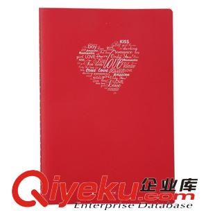 軟面抄 廣博 A5 30頁(yè)愛(ài)心踏線本 記事筆記本子(4本裝)情人節(jié)禮物FB60016原始圖片3