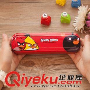憤怒的小鳥 廣博 憤怒的小鳥多功能鐵皮文具 小學(xué)生創(chuàng)意韓國可愛鉛筆盒AB5414原始圖片2