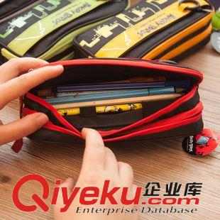 憤怒的小鳥 廣博 憤怒的小鳥時尚學(xué)生鉛筆袋 雙層多功能學(xué)生文具盒袋AB5447原始圖片3
