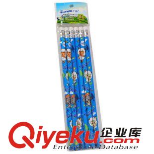 書寫系列 廣博 正版授權(quán) 喜羊羊創(chuàng)意卡通圓桿HB鉛筆 帶橡皮頭鉛筆XYY4607