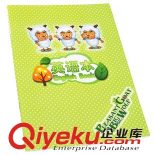 本冊系列 廣博 正版授權(quán) 喜羊羊?qū)W生16K卡通英語本 英文薄/外語本XYY4123原始圖片3