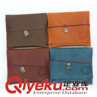 包袋 廣博kinbor 2013新款PU優(yōu)雅英倫復古翻蓋零錢包手機包 HBD02404原始圖片2