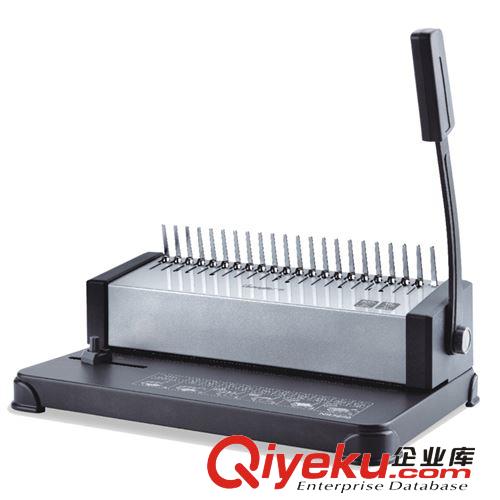 未分類 廣博 手動(dòng)梳式裝訂機(jī) 辦公打孔機(jī) 膠圈夾邊條兩用 NB3990原始圖片2