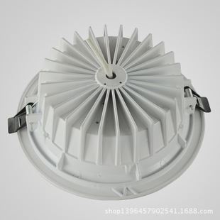 LED筒燈 led客廳天花筒燈21w白色臥室筒燈商場服裝酒店工程天花射燈烤漆原始圖片3