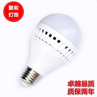 LED球泡燈 新款LED球泡燈 塑料球泡燈 E27節能燈泡3W-12W 廠家直銷 質保1年