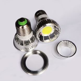 LED燈杯射燈 新款雙層車鋁COB射燈5W LED燈杯3-9W 廠家直銷 質保2年原始圖片2