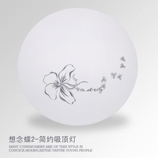 簡約系列 想念蝶2亞克力LED吸頂面包燈【質保5年】原始圖片3