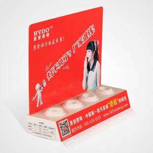 LED球泡燈 LED球泡燈展架 E27燈頭ABC塑料展板原始圖片2