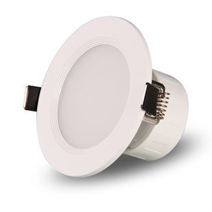 LED天花燈/筒燈 全白高光太陽紋車鋁LED筒燈 3W 5W 7W 9W 12W 15W 18W