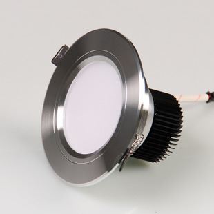 LED天花燈/筒燈 一體化防霧型LED筒燈 LED貼片筒燈背景墻燈射燈【草帽款】