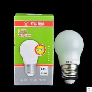 未分類 廠家直銷上海開爾省電led燈泡3.5W 5w陶瓷 燈E27螺口包郵