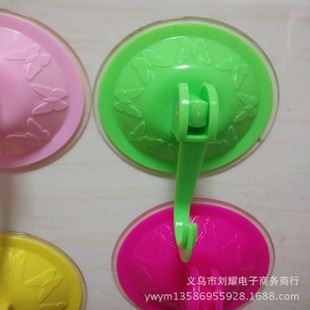 未分類 真空超強力7.8CM吸盤掛鉤批發 蝴蝶花 2元店貨源 江湖熱銷