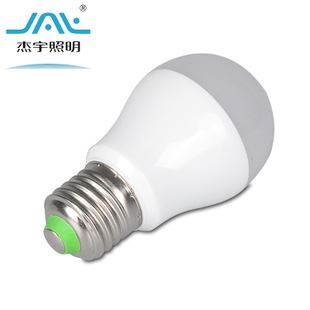 球泡燈 2015新款led球泡燈 E27 LED光源 塑包鋁球泡5W高品質(zhì) led燈泡tj