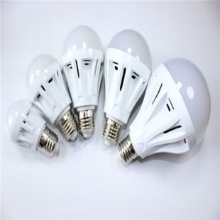 LED球泡燈 LED球泡燈 塑料球泡燈LED節能燈泡3W5W7W9W12WE27LED燈泡廠家批發