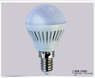 LED球泡燈 3W LED球泡燈E14 進(jìn)口LED光源燈泡 進(jìn)口透光罩LED燈