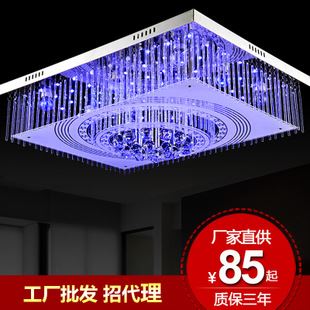 餐厅 水晶灯现代简约led吸顶灯长方形客厅灯卧室灯厂家批发RB8815新款