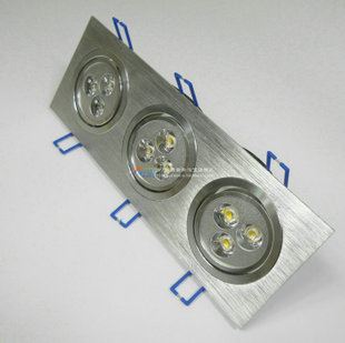 精品/新品推薦 批發(fā)銷售三頭連體led天花燈 新款一體化led筒燈 歡迎購買原始圖片3
