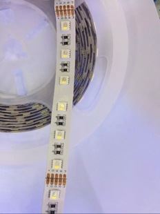 LED智能調(diào)光燈具 新款RGBW四合一燈帶12V 24V 60燈SMD5050LED軟燈條12mm