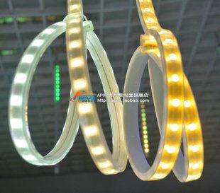 12V軟燈帶 廠家專(zhuān)利TPU防硫化暖白光LED5050-60燈LED軟燈帶220v 三芯片高亮