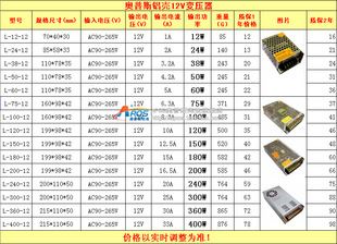 鋁殼電源 12V恒壓1A12WLED燈帶專用開關(guān)電源適配器鋁殼廣告燈箱電源穩(wěn)壓器原始圖片3