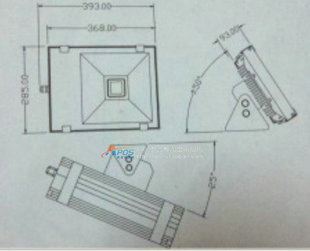 LED隧道燈 奧普斯 LED100W隧道燈 大面積泛光照明 單光源隧道燈