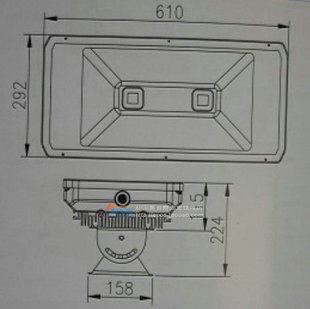 LED隧道燈 廠家批發 160W大功率LED投光燈 泛光照明室外LED投光燈 量多優惠