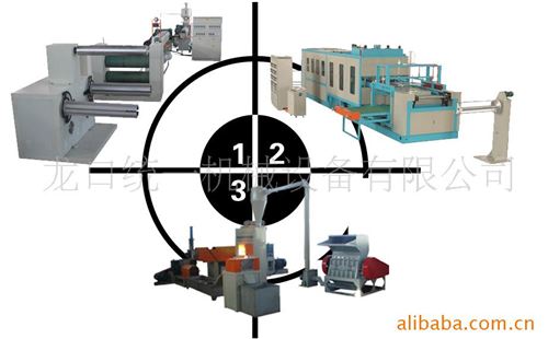 PS發(fā)泡餐具生產(chǎn)線 供應PS餐盒成型裁斷一體機