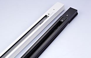 LED軌道射燈 LED軌道燈1米，1.5米，2米導(dǎo)軌射燈專(zhuān)用軌道條 全鋁2線 3線導(dǎo)軌條原始圖片2