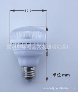 LED貼片系列 廠家直銷一手貨源貼片式三安光電E27羅口B22插口正白暖白支持混批