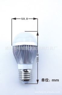 LED大功率系列 優(yōu)質(zhì)耐用tj正白E27三安光電貼片式led燈文發(fā)照明誠(chéng)招代理商原始圖片2