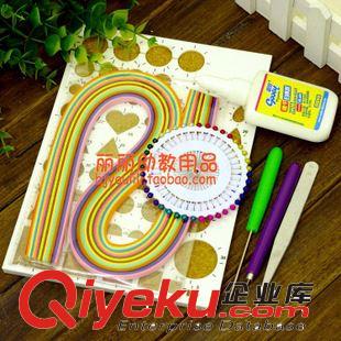 衍紙/衍紙板/衍紙工具 二代衍紙初學禮包 15色150條新手套餐 5mm 紙藝卷紙條折紙包