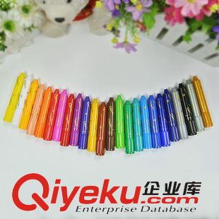 蠟筆/水彩筆/油畫棒 韓國AMOS 24色 紙盒g(shù)d版兒童蠟筆 安全md易清洗原始圖片3