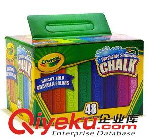 粉筆套/無塵粉筆 美國 crayola 繪兒樂48色 兒童粗大粉筆 51-2048