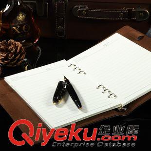 A4-16K（9.0寸） 廠家直銷文具 筆記本商務(wù)活頁(yè)筆記本子 A5/A4gd皮面記事本定制原始圖片3