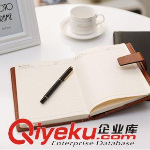 A5-25K 超厚記事本商務(wù)文具筆記本 辦公B5 A5皮面本子工作記錄本定制包郵原始圖片2