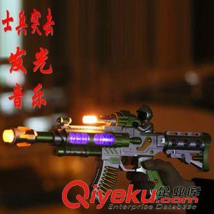 【電動(dòng)玩具】 【3款混裝】 爆款兒童真人cs電動(dòng)塑料仿真槍男孩夜市地?cái)偀豳u(mài)玩具原始圖片3