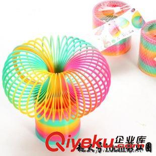 【益智玩具】 10cm 義烏大號彩虹圈 塑料彩虹圈大號 魔力彩虹圈 益智小玩具