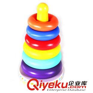 【益智玩具】 經(jīng)典嬰兒玩具SUNNY七彩套圈 音樂(lè)七彩虹塔環(huán) DIY熱賣(mài)玩具 早教原始圖片2