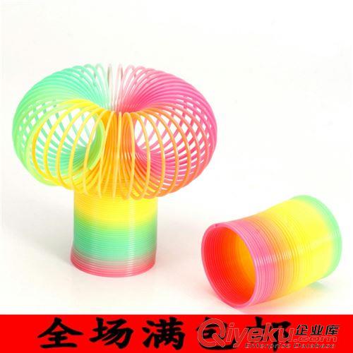 【益智玩具】 【小號】兒童塑料彈力彩虹塔 彩虹圈玩具 兒童益智玩具 寶寶玩具原始圖片3