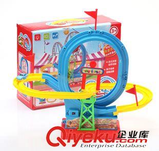 【益智玩具】 電動(dòng)軌道車 套裝玩具 云霄飛車 兒童地?cái)偀豳u玩具原始圖片3