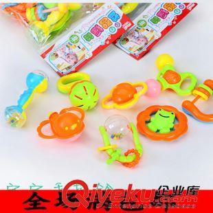 【早教玩具】 塑料搖鈴8件套 寶寶幼兒玩具1-3歲 嬰兒搖鈴 兒童套裝益智玩具