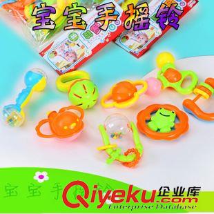 【早教玩具】 塑料搖鈴8件套 寶寶幼兒玩具1-3歲 嬰兒搖鈴 兒童套裝益智玩具