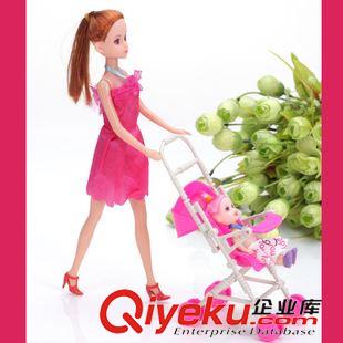 【過家家玩具】 女孩{za}外貿(mào)疤庇娃娃嬰兒手推車小玩具 網(wǎng)店地?cái)偀豳u玩具批發(fā)