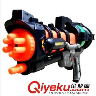 【戶(hù)外運(yùn)動(dòng)玩具】 水槍玩具 抽拉式玩具水槍高壓 特大號(hào)戲水沙灘玩具槍 地?cái)偼婢咴紙D片2
