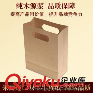 干貨包裝 爆款 牛皮紙覆膜直立方底袋 服裝外包裝袋 通用食品干貨手提袋子原始圖片3