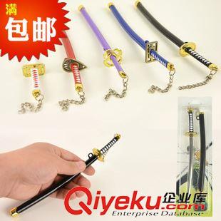 新品上架 合金武士刀掛件 忍者刀帶刀鞘模型玩具 動漫角色武器熱賣