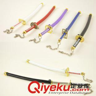 新品上架 合金武士刀掛件 忍者刀帶刀鞘模型玩具 動漫角色武器熱賣